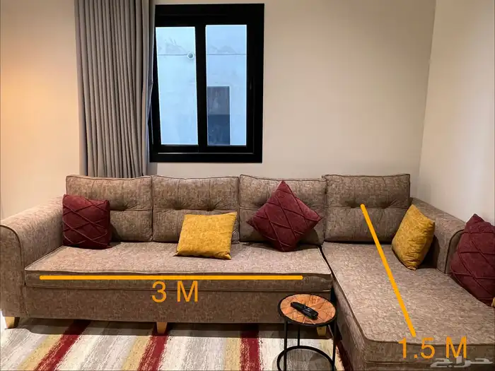 كنبة زاوية للبيع بحالة ممتازة 1