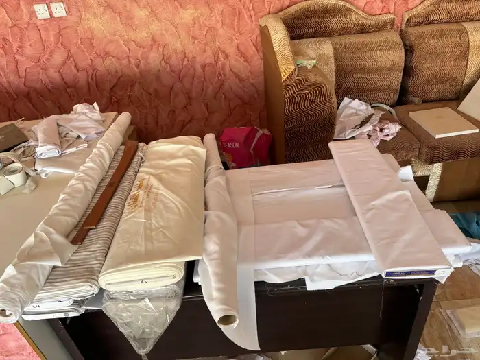 اقمشة طاقات وادوات خياطة 2