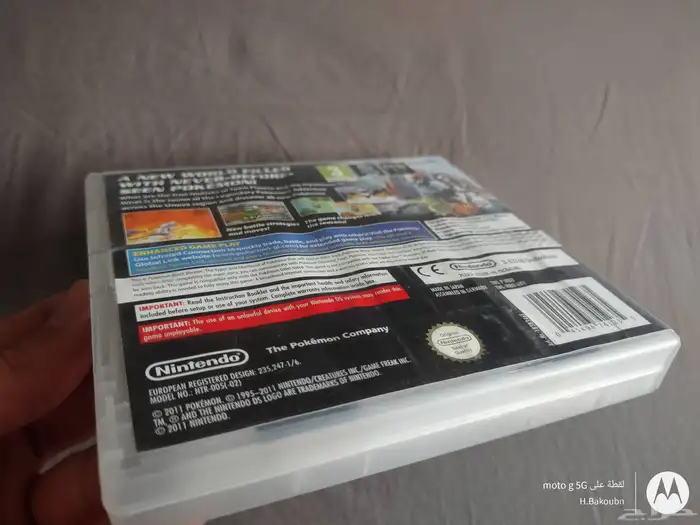 شريط Pokemon Black ds اصلي 4