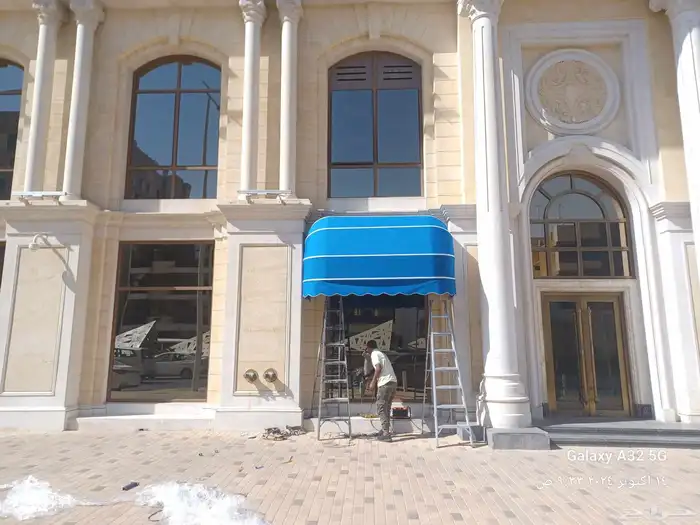 مظلات محلات وكفي ومطاعم اشكال مختلفه وتصاميم حسب رغبه العميل 9