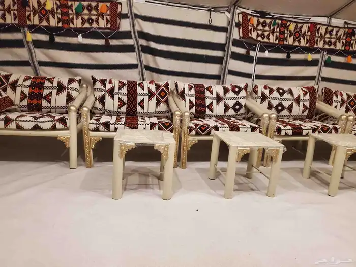 كراسي حديد جلسات خارجيه مراكيز شعبيه كويتيه 2