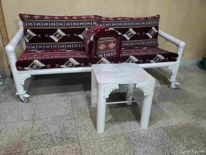 كراسي حديد جلسات خارجيه مراكيز شعبيه كويتيه 1