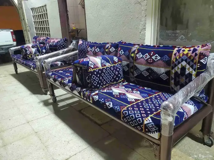 كراسي حديد جلسات خارجيه مراكيز شعبيه كويتيه 6