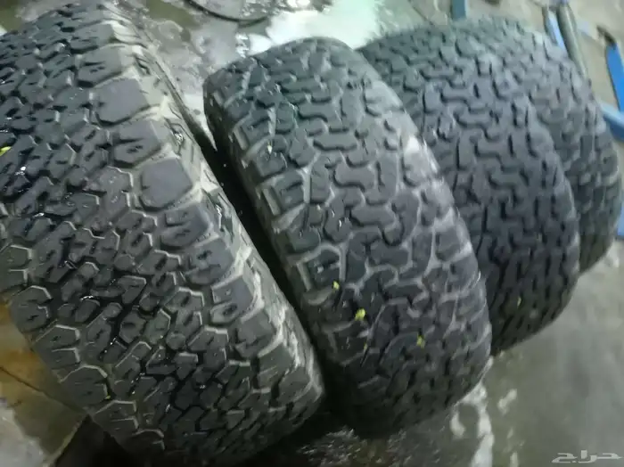 كفرات نص حجري ودي واي مستخدم نظيف مقاس 17 70 285 4