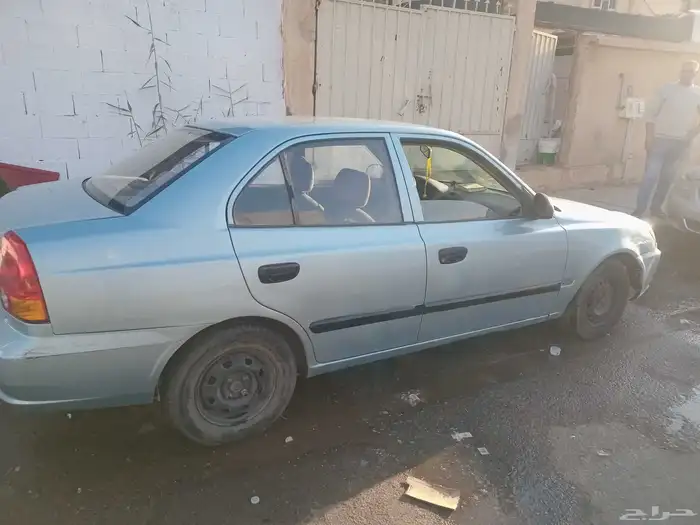 السلام عليكم للبيع سيارة هونداي اكسنت 2005 مفحوص مجدد 0