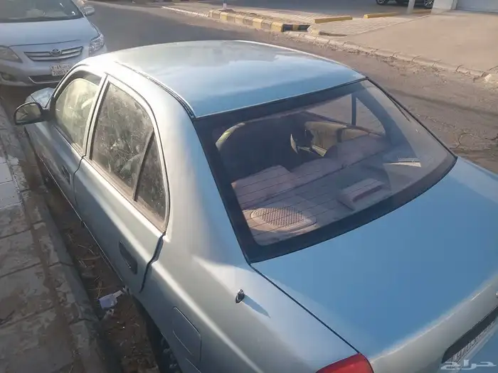 السلام عليكم للبيع سيارة هونداي اكسنت 2005 مفحوص مجدد 2