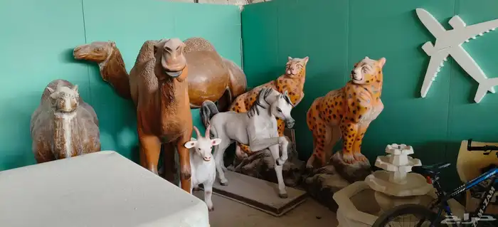 مجسمات ديكورات فايبر جلاس 2