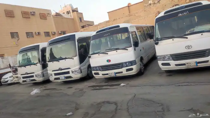 كوستر ايجار مع سواق 30راكب رحله فندق مطعم مطار رياض جده مكه 1