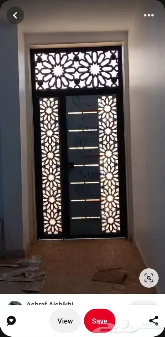 ابواب  لادينج ابواب المنيوم ابواب حديد ليزر 9