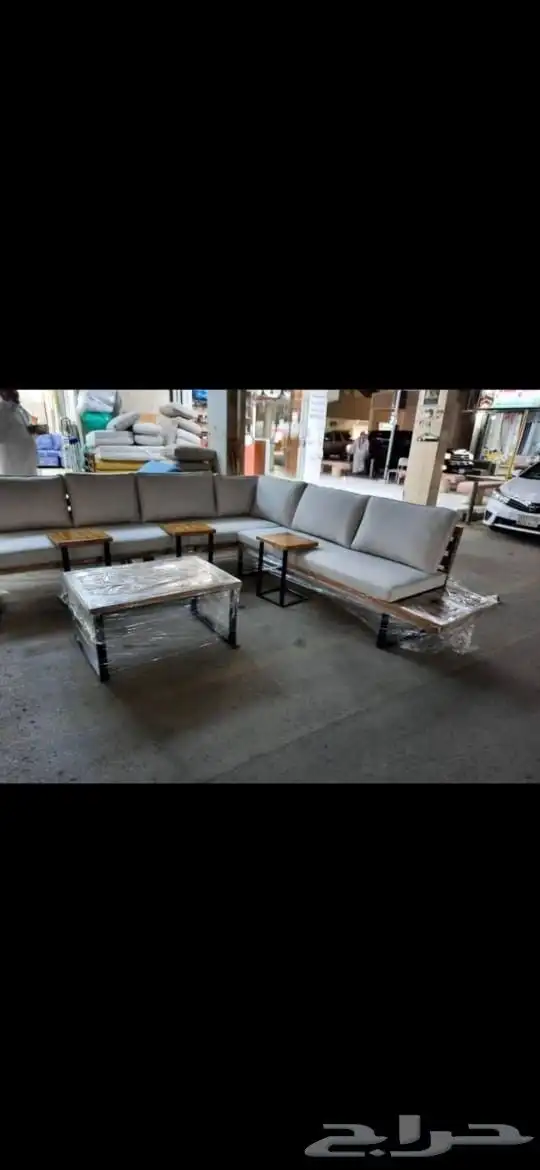 جلسات خارجيه حديد خشب 6