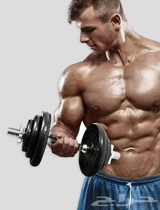 حقيبة اثقال دنابل وبار مجموع 50 kg 11