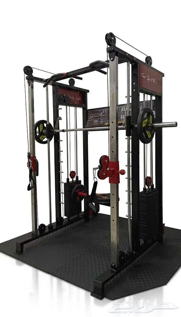Smith machine cross cable gym جهاز رياضي متكامل جديد حصري 4