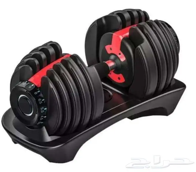 حقيبة اثقال دنابل وبار مجموع 50 kg 5