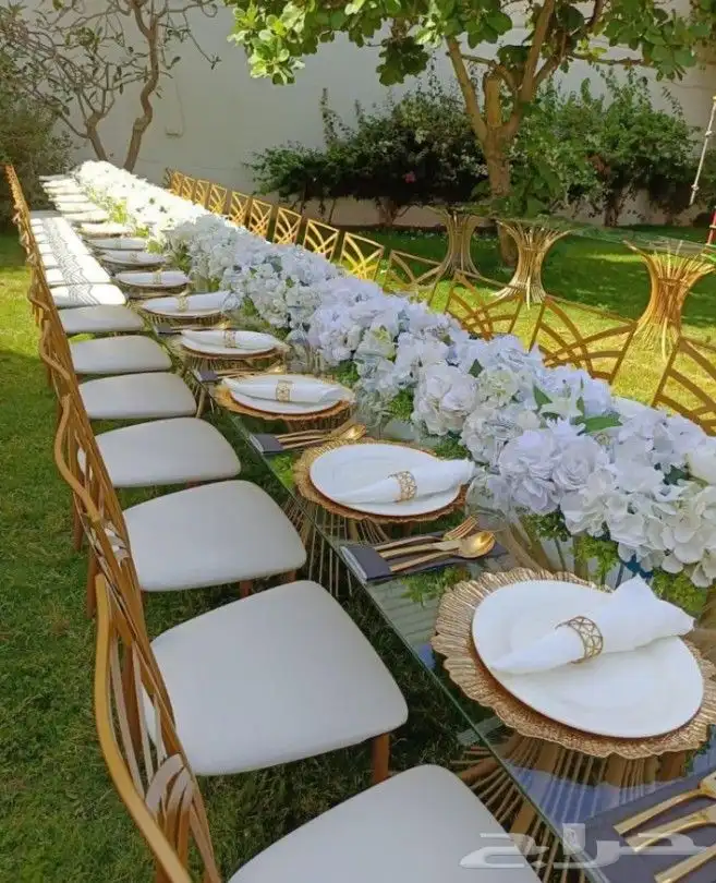 محل حفلات تاجير كراسي طاولات قزاز بوفيه اكوش مدخل الاستقبال 1