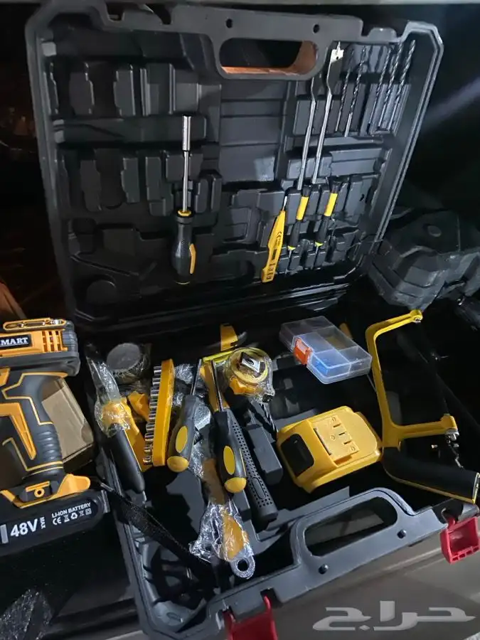 مفك كهربائي جودة عالية 48 فولت بطاريتها كامل معدات الموجودة 0