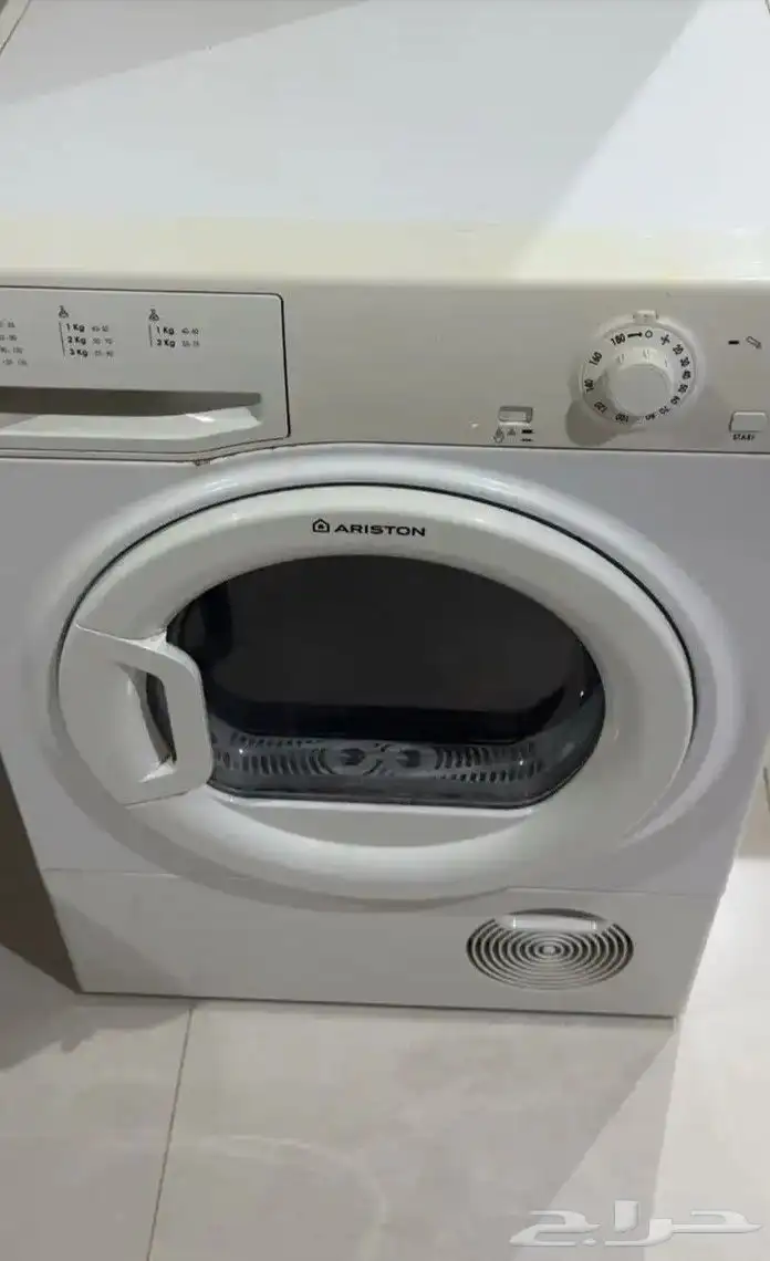 مجفف ARISTON.. 8 كيلو استعمل نظيف شغال 100 100 0
