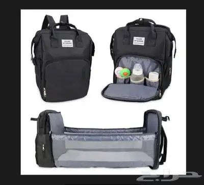 شنطة اطفال تتحول سرير foldable baby bag bed index