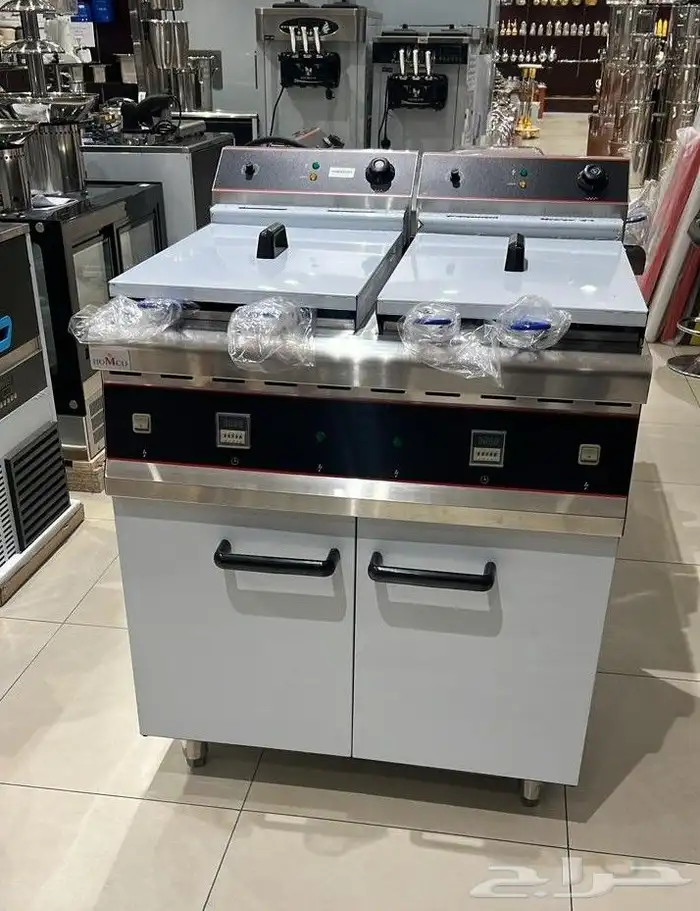 قلاية بطاطس كهرباء حوض وحوضين جريل كي آر عجانة حلزوني 49