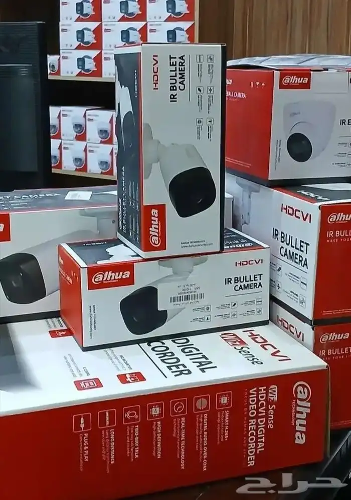 للبيع كمرات مراقبه داخلي واخارجي العدد سبع حبه 2 ميجا بكسل 0