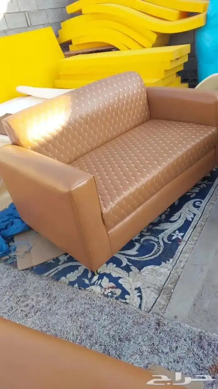 اثاث المكتبي كنب مودرن جلد كلو ألوان و أشكال جديدة سعر جملة 11