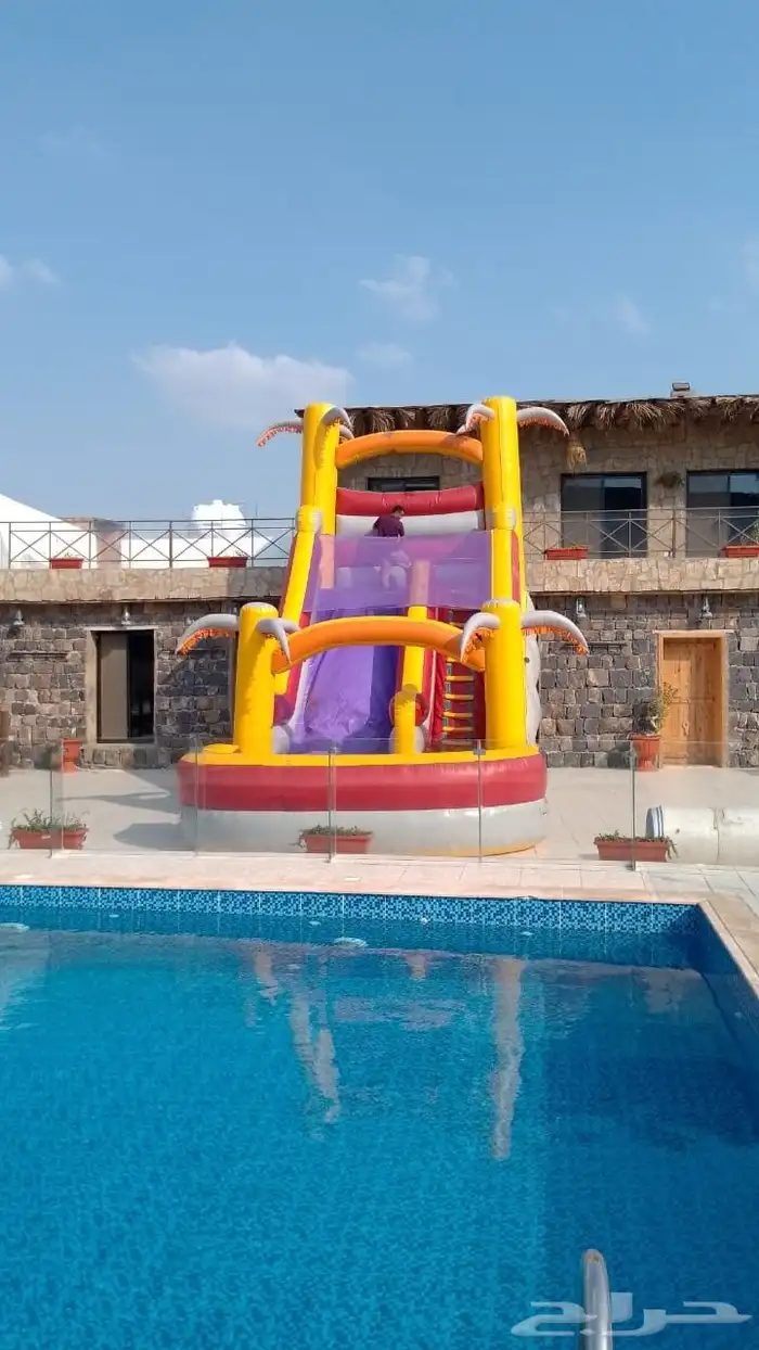 نطيطات ملاعب صابوني زحاليق مائية زحاليق جافة ألعاب للايجار ا 1