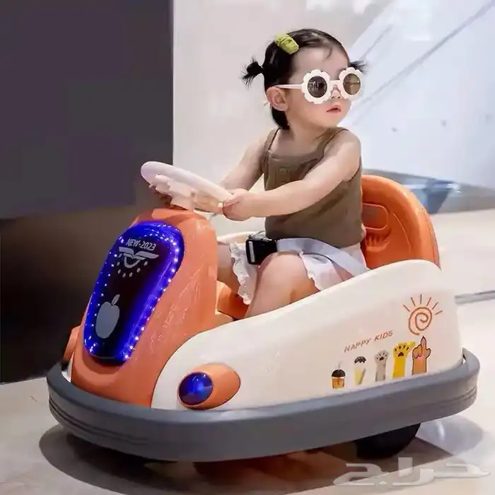 سيارة تصادم كهربائية مع ريموت تحكم - سياره ركوب أطفال 6