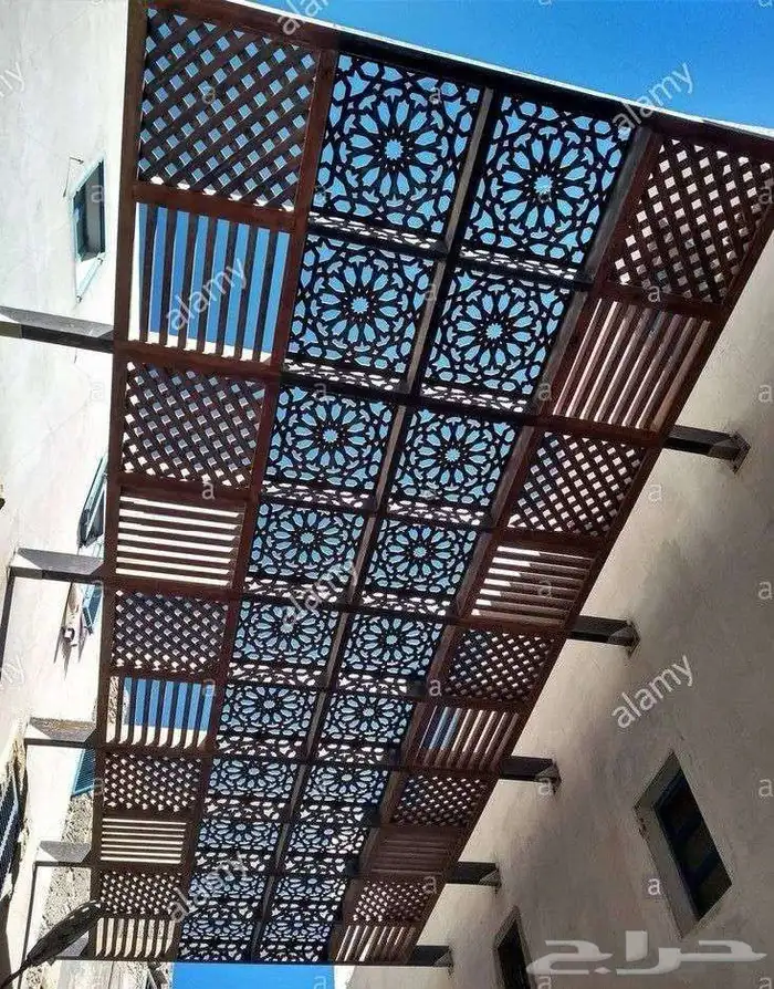 تركيب مظلات ليزر تركيب سواتر قص ليزر 5