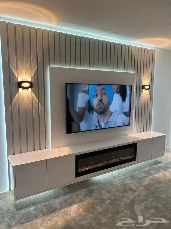 دكيور شاشه. معاء رف ومكتبه 3