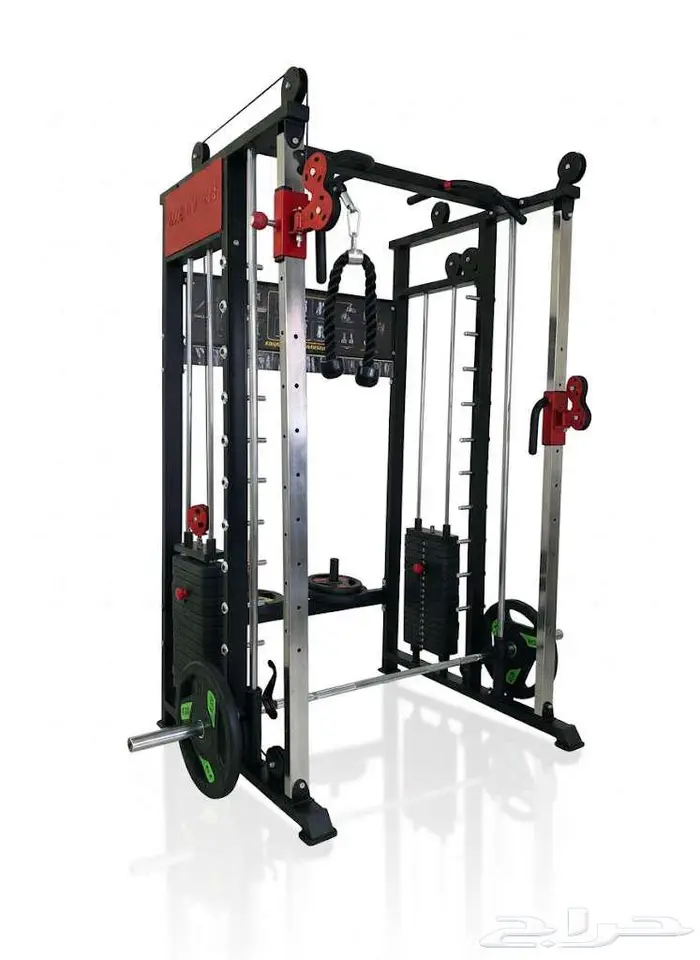 ملتي جيم جهاز منزلي متكامل Home Multi Gym Smith Cross Cable 7