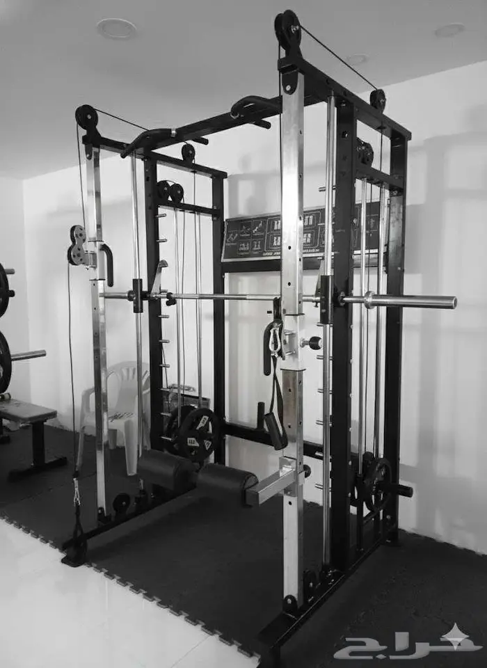 ملتي جيم جهاز منزلي متكامل Home Multi Gym Smith Cross Cable 19