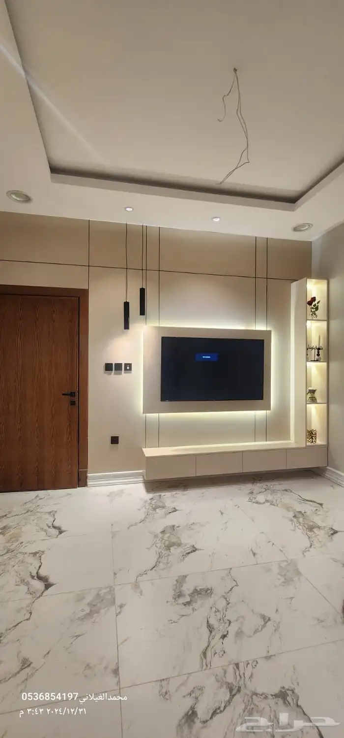 ديكورات كافية ديكورات رفوف بديل خشب وشيبورد 16