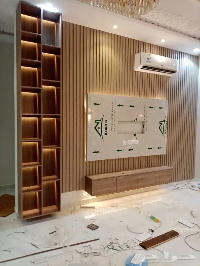 ديكور ورق جدران دواليب بديل شيبورد وبديل رخام 5