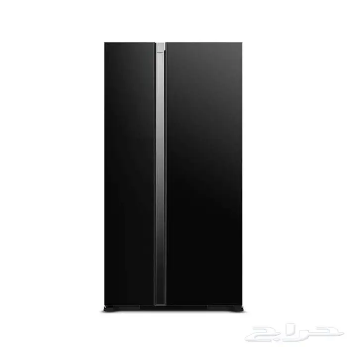 ثلاجة هيتاشي مخفض 21.4 قدم دولابي زجاج اسود - تايلاندي 2