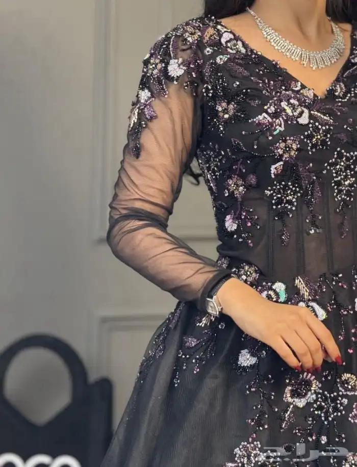 فستان سهره للبيع ملبوس مره فقط 2