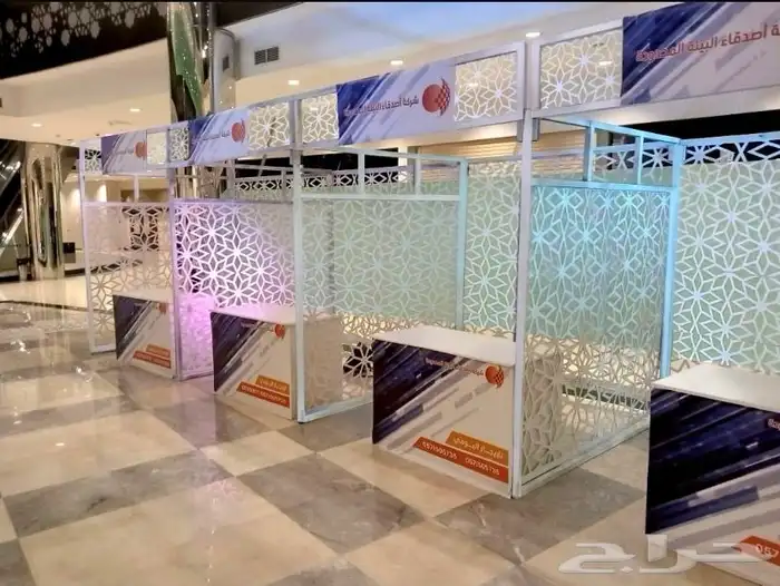 تأجير بوثات المنيوم - حديد - خشب 17