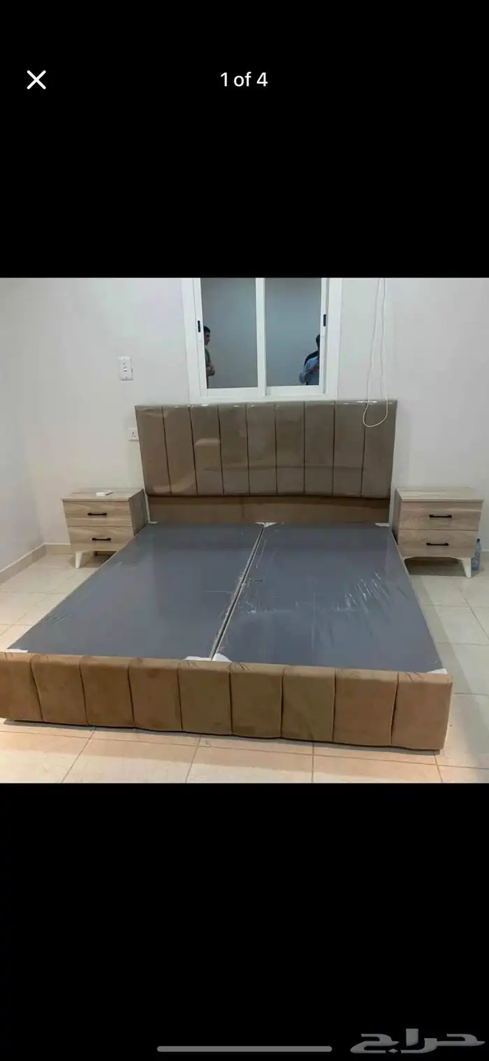 غرفة نوم كاملة  أثاث منزلي  سرير ودولاب وبطانيات 18