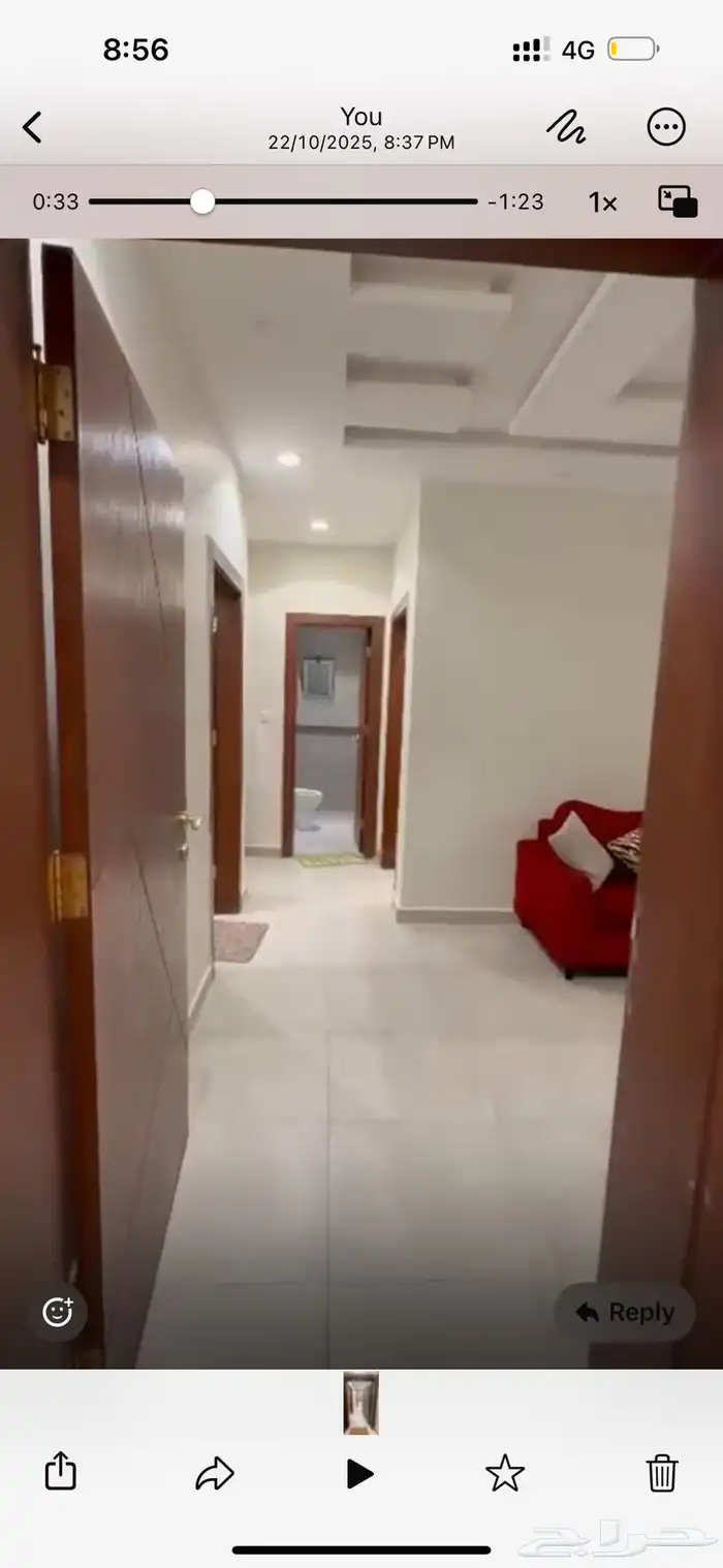 شقق جديدةللايجار 3 غرف وصاله مفروشه وغ مفروشه الواحه 8