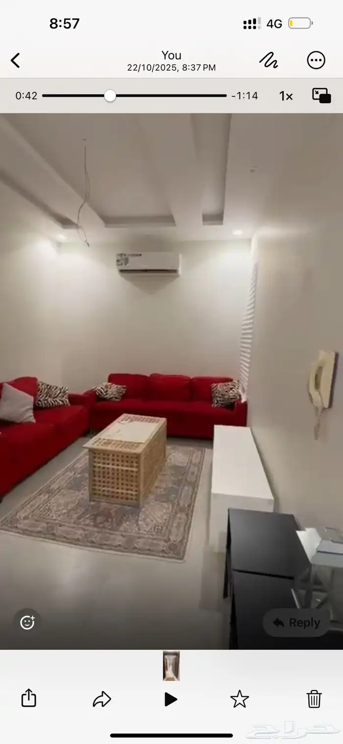 شقق جديدةللايجار 3 غرف وصاله مفروشه وغ مفروشه الواحه 6
