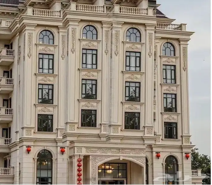 ديكورات الاسمنتية جي ارسي الواجهات الخارجيه لجميع الاشكال ال 0