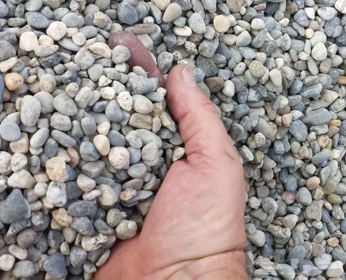 حجر نهري زينة الحدائق 25