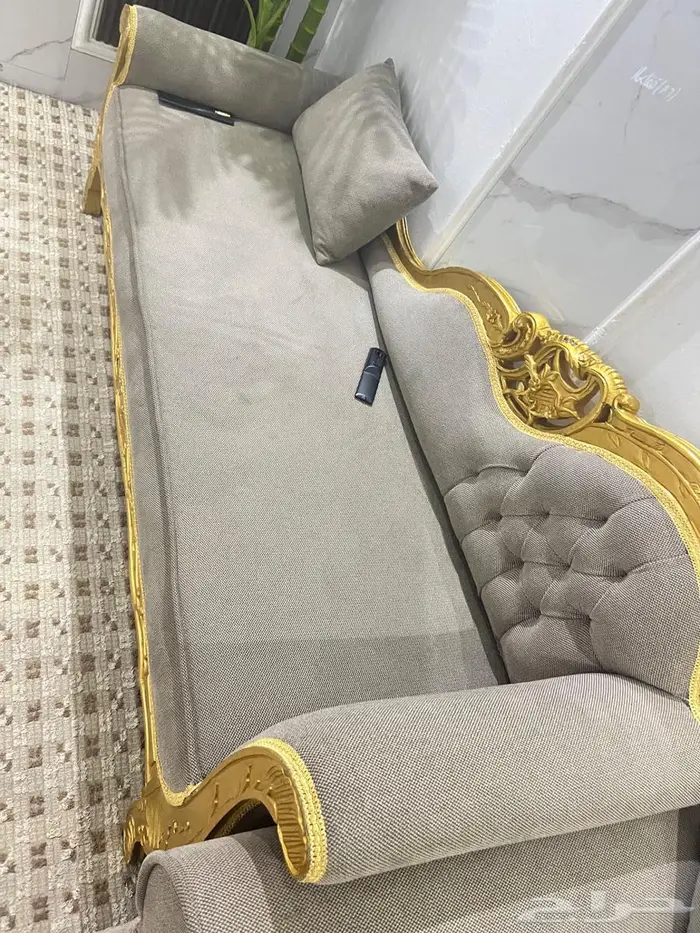 اثاث جلسات كنب خشب اصلي سبع جلسات 6