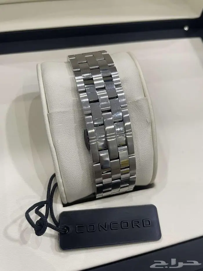 ساعة كونكورد الماس رجالي نظيفة مع كامل ملحقاتها 9