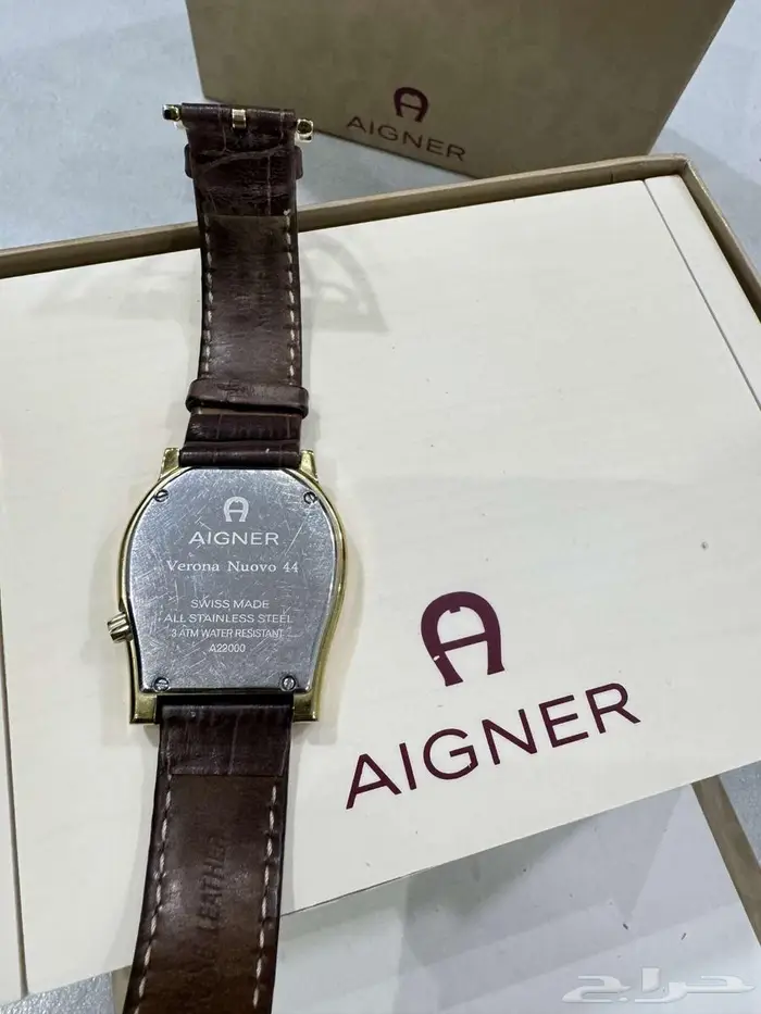 ساعة اقنر Aigner فيرونا نوفو رجآلية جلد 5