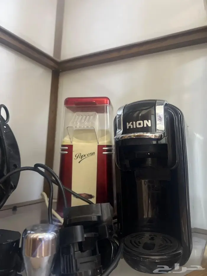 جهاز قهوة وصانعه الفشار 0