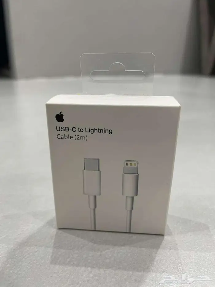 سلك ايفون تايب سي أبل أصلي مترين جديد 0