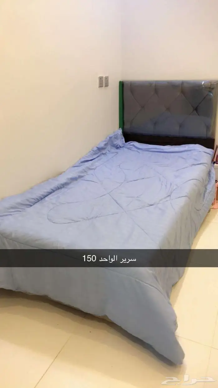 كاميرا كانون - طابعة اديسون ليزر -سرير نفر - طاولة طعام 8