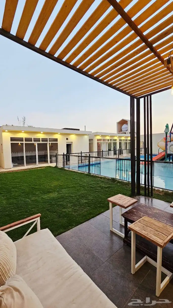 شاليه كنوزالرمال للايجار اليومي شباب وعوايل محسبين والعاب أط 5