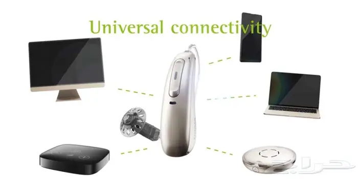 سماعات اذن طبية فوناك ( 20 قناة ) بلوتوث مع ريموت كنترول 8