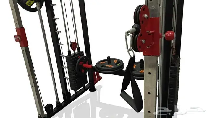Multi gym smith machine and cross cable squat rack pull up 5