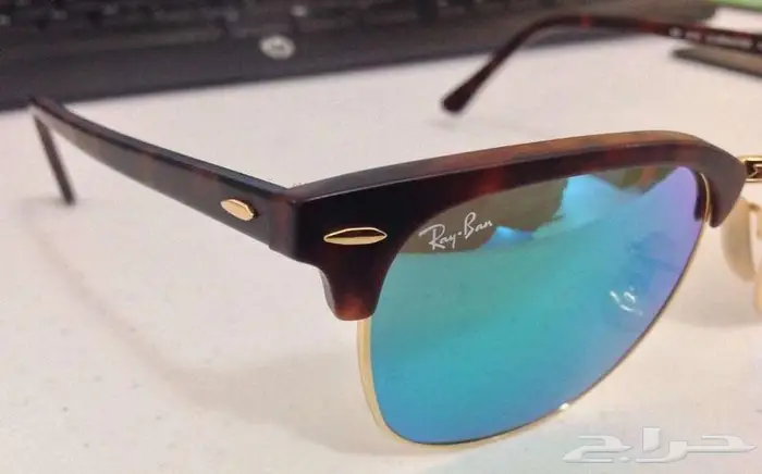 نظارة ريبان RayBan كلوب ماستر أصلية جديدة 4